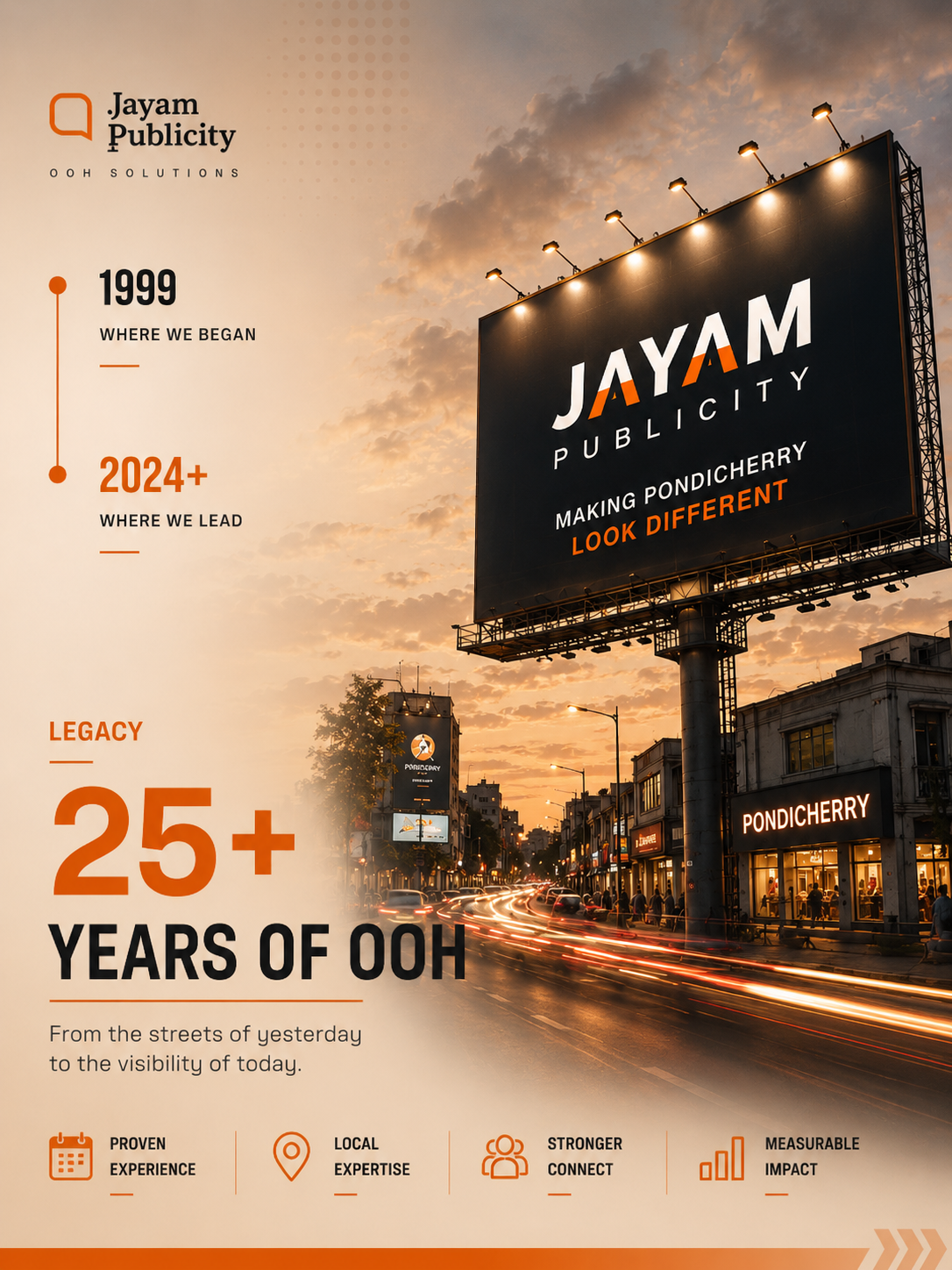 25+ years of OOH legacy poster
